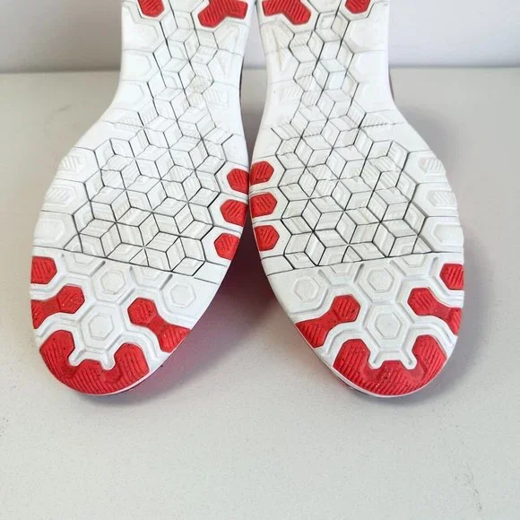 Nike Free TR Flyknit Womens Shoes Sneakers Size US 9 Orange Red Runners Jogging - Picture 16 of 16